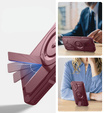Бронированный чехол для Samsung Galaxy S25, Dexnor CamProtect MagSafe, красный (Две рамки)