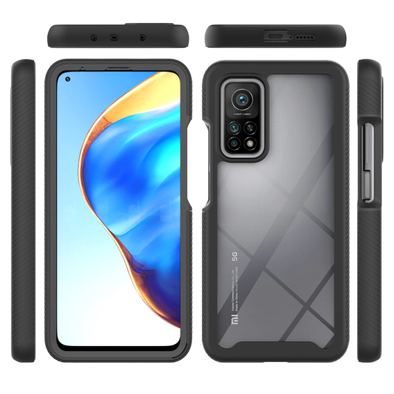 Чехол для Xiaomi Mi 10T / 10T Pro, Shockproof, с пленкой, синий