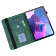 Чохол-накладка для Lenovo Tab M9, flower, зелений