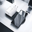 Зарядное устройство Forcell USB-A / 2x USB-C 3.45A GaN 70W PD QC 4.0, серый