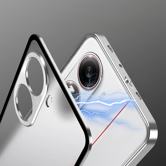 Чохол для Xiaomi Poco X7 Pro 5G, Frame Case, сріблястий