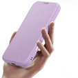 Чехол Dux Ducis для iPhone 17, Skin X Pro, с откидной крышкой, для MagSafe, фиолетовый