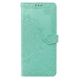 Откидной чехол для Xiaomi Poco X6 Pro 5G, Mandala, розовый rose gold