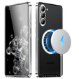 Защитный чехол для камеры Samsung Galaxy S23 Plus, CamShield MagSafe, прозрачный / серебряный