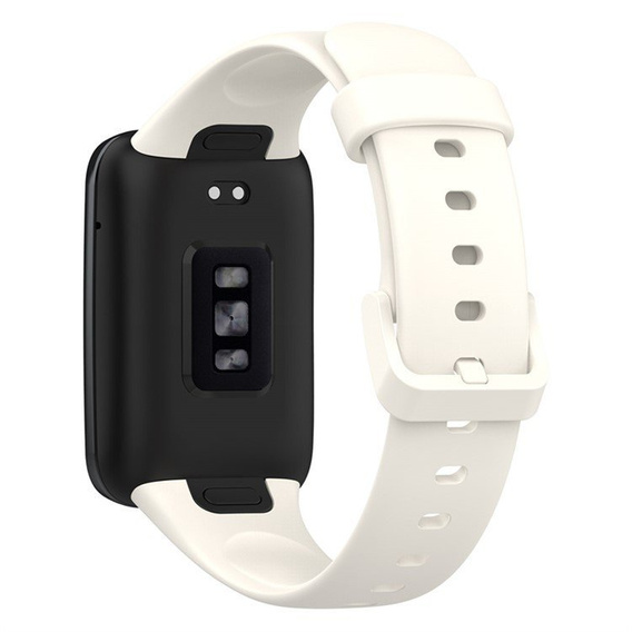 Силиконовый ремешок для Xiaomi Mi Band 7 Pro, White