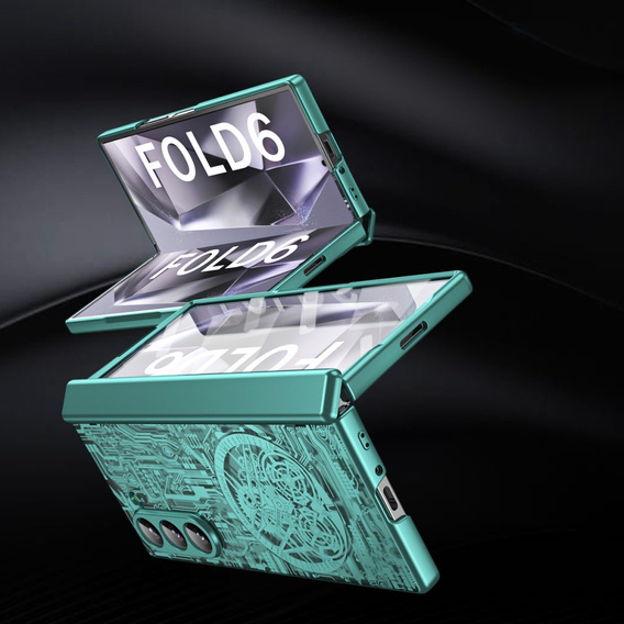 Чохол для Samsung Galaxy Z Fold6 5G, Mechanical Legend, зелений