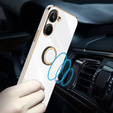 Чехол до Realme 10 4G, Electro Ring, белый