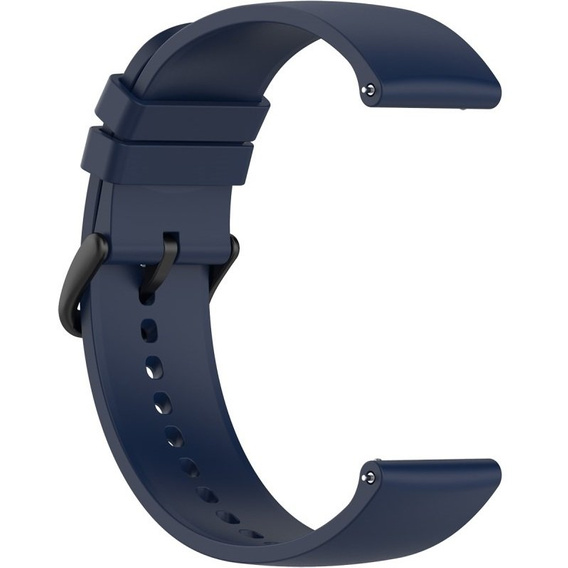 Силиконовый ремешок 20mm, Midnight Blue/Black Buckle