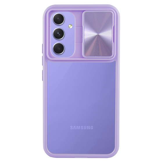 Чехол до Samsung Galaxy A54 5G, Slide Camera, фиолетовый