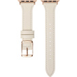 Кожаный ремешок для часов 1/2/3/4/5/6/7/8/SE 38/40/41mm, Beige