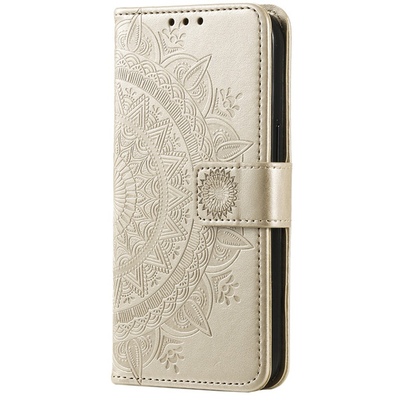 Чохол-книжка для Xiaomi Redmi Note 13 Pro+, Mandala, золотий