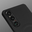 Чoхол до Sony Xperia 1 VI, Leather Hybrid MagSafe, чорний