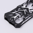Броньований чохол для Nothing Phone 2, Aluminum Alloy, чорний