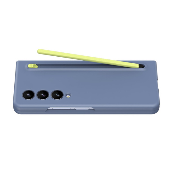 Чохол для Samsung Galaxy Z Fold 4 5G, зі склом та стилусом, синій / зелений