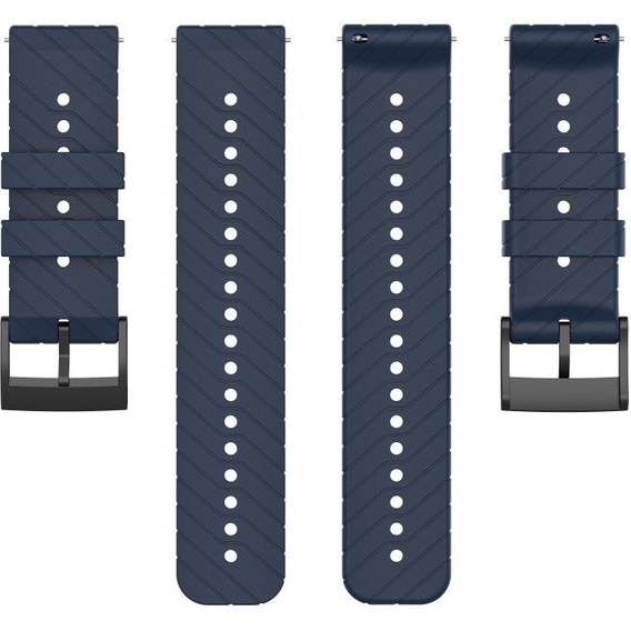 Силиконовый ремешок для Suunto 9 24 mm - Dark Blue