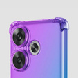 Чохол для Xiaomi Poco F6, Gradient Dropproof, Фіолетовий / синій