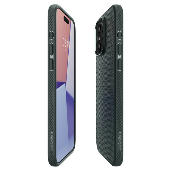 Чехол Spigen до iPhone 15 Pro, Liquid Air, чёрный