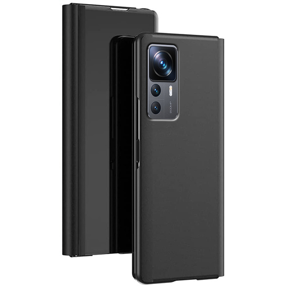 Чехол до Xiaomi 12T / 12T Pro, Clear View, чёрный