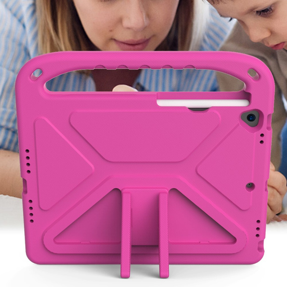 Дитячий чохол для iPad 10.2 2021 / 2020 / 2019, з ручкою, рожевий