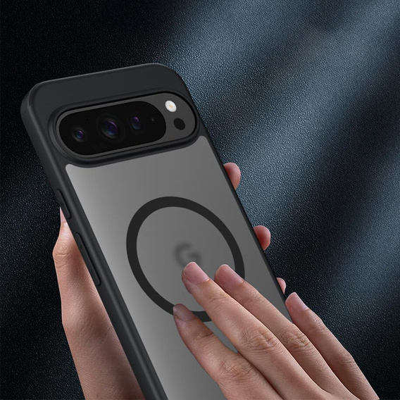 Чехол для Google Pixel 9 Pro XL, гибридный чехол Fusion Hybrid, для MagSafe, чёрный
