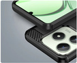 Чехол до Realme C61, Carbon, чёрный
