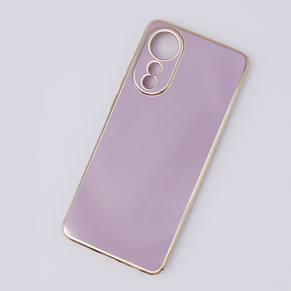 Чохол для Oppo A78 4G, Glamour CamShield, фіолетовий