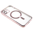 Чехол до iPhone 12, MagSafe Hybrid, розовый