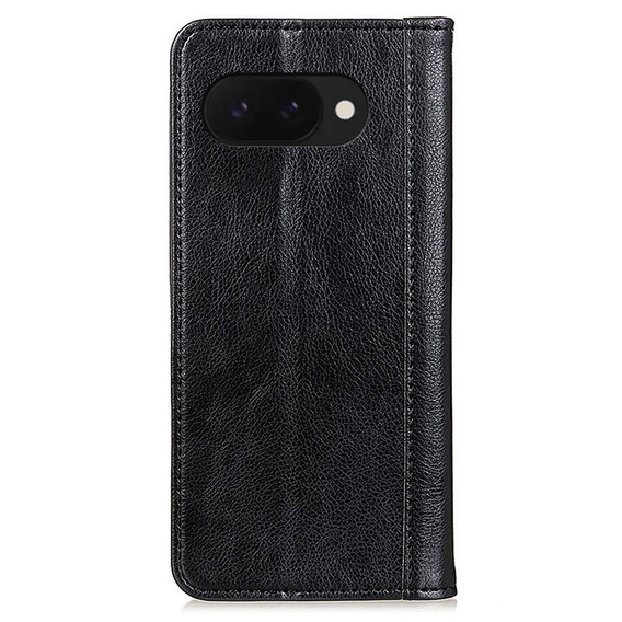 Флип-кейс для Google Pixel 9A, Split Leather, чёрный