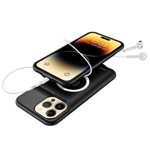 Чехол с павербанком для iPhone 14 Pro Max Powerbank 8500mAh MagSafe