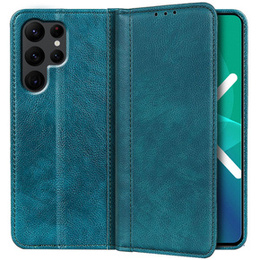 Чoхол до Samsung Galaxy S22 Ultra 5G, Wallet Litchi Leather, м'яти