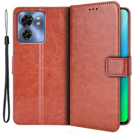 Чохол-книжка для Motorola Edge 40, Wallet, коричневий