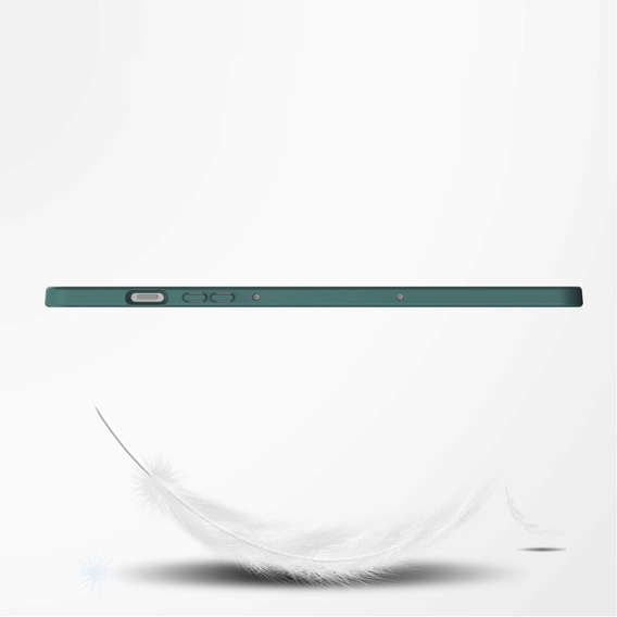 Чохол для Samsung Galaxy Tab S10 Lite / S10 FE / S9 FE, Smartcase Hybrid, з місцем для стилуса, темно-зелений