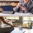 Чехол для Samsung Galaxy Tab S9 Plus, Smartcase с местом для стилуса, синий