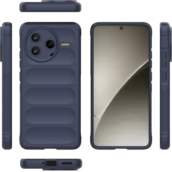 Чoхол до Xiaomi Poco F7 Pro, Gaming Shockproof, темно-синій