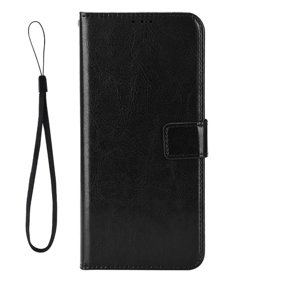 Откидной чехол для OnePlus Nord 5, Crazy Horse Wallet, чёрный