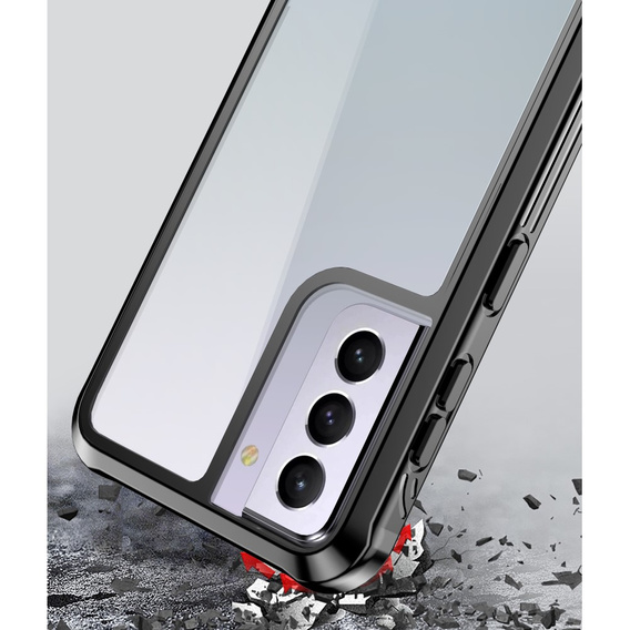 Чехол для Samsung Galaxy S21, полный корпус, черный