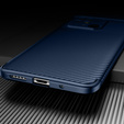 Чехол до Xiaomi Redmi 10C, Carbon Gel, темно-синий