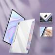 Чехол для Samsung Galaxy Tab S10 FE+ Plus, Smartcase Hybrid, с местом для стилуса, Marble фиолетовый