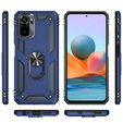 Бронированный Чехол до Xiaomi Redmi Note 10/10S, Nox Case Ring, синий