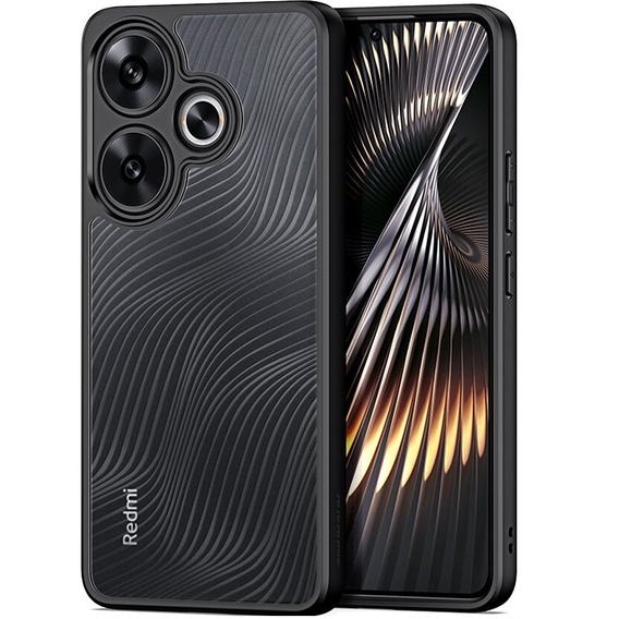 Чехол DuxDucis для Xiaomi Poco F6, Aimo case, прозрачный / черный