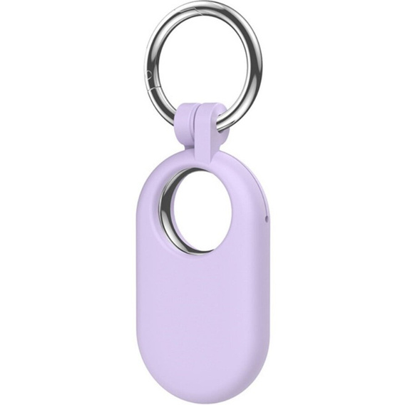 Силиконовый чехол-брелок для Samsung SmartTag2, фиолетовый