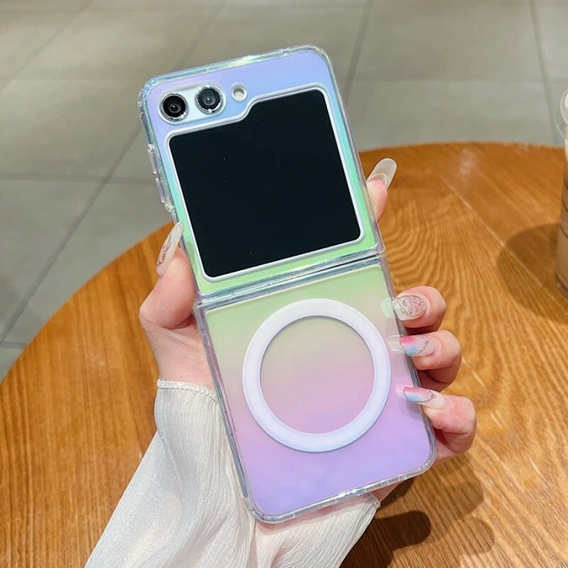 Чохол для Samsung Galaxy Z Flip7 FE / Z Flip6, Fusion Hybrid, для MagSafe, різнокольоровий