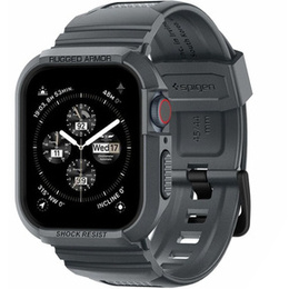 Чехол ремешок SPIGEN до Apple Watch 4/5/6/7/SE 44/45mm, Rugged Armor Pro, Charcoal Grey