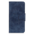 Откидной чехол для Samsung Galaxy S25 Edge, Crazy Horse Wallet, синий