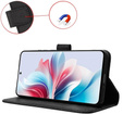 Чохол-книжка для Oppo Reno 11F 5G, Wallet Smart Magnet, чорний