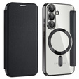 Откидной чехол для Samsung Galaxy S25, RFID Wallet MagSafe CamShield, чёрный