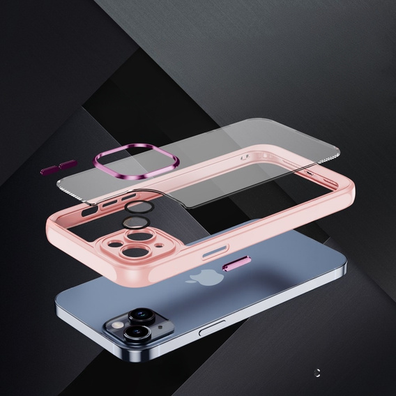 Чохол для iPhone 14, ERBORD Impact Guard, рожевий