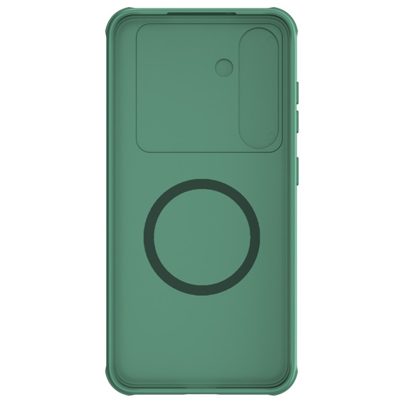 Чехол NILLKIN для Samsung Galaxy S24, силиконовый чехол CamShield для MagSafe, зелёный