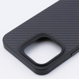 Чохол для iPhone 15 Pro Max, Aramid Fiber Cover, чорний