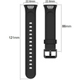 Силиконовый ремешок для Xiaomi Mi Band 7 Pro, Black